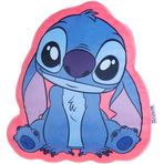 Disney Yatak Seyahat için Dikiş 3D Peluş Yastık, Sevimli Sarılma Yastık Doldurulmuş Karakter Yastık, Yatak Odası Aksesuarları, Oda Dekoru, Çocuklar için Hediyeler (Mavi/Pembe Dikiş)