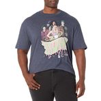 Disney Zombiler Doğum Günü Grubu Erkek Üst Kısa Kollu Tişört, Navy Blue Heather, 5XL Uzun