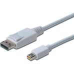 DisplayPort (DP) <-> Mini DisplayPort (mini DP) Bağlantı Kablosu, DP Erkek - mini DP Erkek, 1