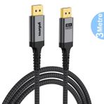 Displayport To Displayport Dp 2.1 Görüntü Aktarma Kablosu 3 Metre