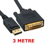 Displayport to Dvi Çevirici Kablo - Dp to Dvi 3m