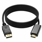 Displayport to Hdmi Dönüştürücü Çevirici Kablo TV LCD Monitör Pc