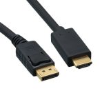 Displayport to Hdmi Kablo 3 Metre Görüntü Aktarma Altın Uçlu