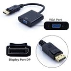 DISPLAYPORT TO VGA ÇEVİRİCİ DÖNÜŞTÜRÜCÜ LAPTOP TV MONİTÖR BAĞLAMA