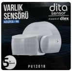 Dita Pu12018 Kızılötesi / Pır Duvar Tipi 120° Varlık Sensörü