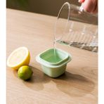 Ditmo Kitchen Ware Çok Amaçlı Mini Buz Kalıbı / Kahve Küpleri, Dondurma Çubuğu ve Bebek Maması Saklama Kalıbı - Yeşil