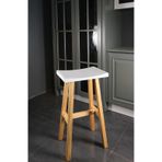 Diva Ahşap Bar Taburesi 75 Cm