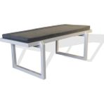 Diva Ahşap Bench-Puf-Minder - Beyaz