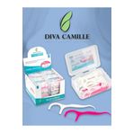 DIVA CAMILLE DİŞ İPLİ KÜRDAN DİŞ İPİ 50'Lİ
