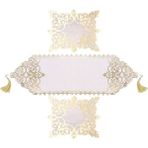 Diva Home 0031 Osmanlı Kadife Deri 3 Parça Lux Runner Set