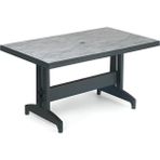 Diva Plastik Bahçe Masası Mermer Desen Yeşil 80 x 140 - Teak