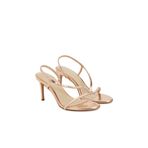 Dıvarese Rose Gold Kadın Taşlı Sandalet