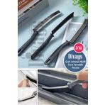DİVAYS 3 Adet Çok Amaçlı Multi Ince Temizlik Fırçası Derz Arası Banyo Mutfak Lavabo Detay Temizleme Fırçası