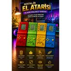 DİVAYS Nostaljik El Atarisi Tetris Oyunu 9999 in 1 Retro Brick Game Eğlence Konsolu