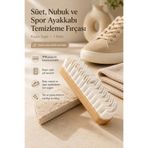 DİVAYS Süet Nubuk Spor Ayakkabı Temizleme Fırçası Kayın Saplı 1 Adet
