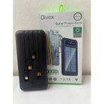 Divex DP-416 10000 Mah Solar Powerbank - Siyah - Beyaz