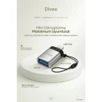 Divex IPhone Lightning to USB 3.0 OTG Veri Aktarım Çevirici Dönüştürücü Adaptör