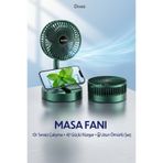 Divex Taşınabilir Masaüstü Vantilatör -Şarjlı, 3 Kademeli Sessiz Çalışan Taşınabilir Mini Fan