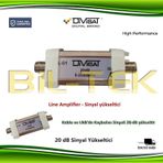 DİVİSAT Line Amplifier -Sinyal yükseltici