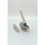 Divitpen Slass Silver Gold Roller Kalem