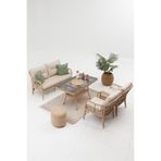 Divona Home Çeşme Rattan Bahçe Oturma Grubu (2+1+1+MASA)