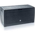 Divona Home Matuba Tekerlekli Bahçe Depolama Sandığı (310 L-G 119 , D 48 , Y 60 Cm) - Antrasit