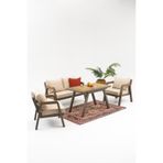 Divona Home Merlin Mini Bahçe Oturma Grubu(2+1+1+Masa)