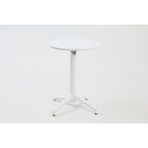 Divona Home Moon Katlanır Bahçe Balkon Masası (Q 60 cm ) - Beyaz