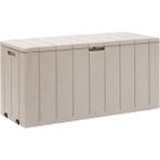 Divona Home Toomax Bravo 270 Bahçe Depolama Sandığı (117,5 cm x 45 cm x 56 cm ) - Natürel - Krem