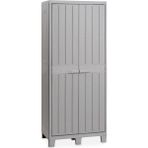 Divona Home Toomax Florida Xl Bahçe Depolama Dolabı(4raflı) - Açık Gri