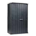 Divona Home Toomax High Stora Way Bahçe Depolama Dolabı (130 cm x 75,6 cm x 206,2 cm ) - Antrasit