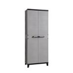 Divona Home Toomax Prime Plastik Bahçe Depolama Dolabı (large) (2 Raflı- 60 Cm X 40 Cm X172 Cm ) Gri