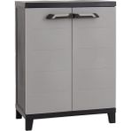 Divona Home Toomax Prime Plastik Bahçe Depolama Dolabı (Small) (66 cm x 40 cm x 88 cm ) - Gri - Antrasit