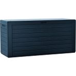Divona Home Woodebox Bahçe Depolama Sandığı (290 L-G 116, D 44, Y 55 cm ) - Antrasit