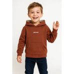Divonette Erkek Çocuk %100 Pamuk Uzun Kollu Kapüşonlu Baskılı Sweatshirt - Çocuk Giyim