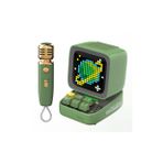 Divoom Ditoo Mic Piksel Ekranlı Karaoke Mikrofonlu 15W Yeşil Bluetooth Hoparlör