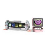 Divoom Ditoo Pro Pembe Bluetooth Hoparlör ve Times Gate Dijital Led Ekran Seti