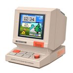Divoom MiniToo Bluetooth Hoparlör, Kablosuz, Piksel Ekranlı Retro Taşınabilir Ses Bombası, Beyaz