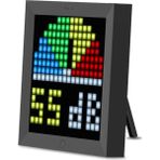 Divoom Pixoo 16x16 Piksel LED Ekranlı APP Kontrollü Akıllı Piksel Resim Çerçevesi - Siyah