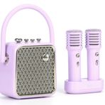 Divoom Songbird SE Lila Çift Mikrofonlu 18W Bluetooth Hoparlör