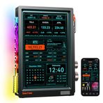Divoom Times Frame-10.1 inç Dijital Resim Çerçevesi Şeffaf IPS Akıllı Linux OS RGBLED Döner Düğme WiFi 64GB 400+Saat Yüzleri Widget 50+API Beslemeleri Hediye Modu Piksel Sanat Topluluğu