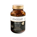 Divoque 5000 Mcg Biotin Kollajen Saç Dökülmesine Karşı Vitamin 60 Tablet (5000 Mcg Biotin + Kolajen Tip I - Tip III+ Çinko + Demir...)