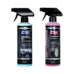 Divortex Dvx Araç Bakım Seti Lastik Parlatıcı ve Torpido Sütü 16 Oz 473 Ml.