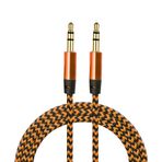 Diwu Aux Stereo 3.5 mm Bakır Data Ses Örgü Kablo