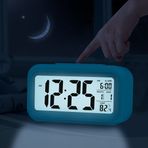 Diwu Optik Masaüstü Saat Takvim Mavi Termometre