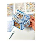 DIY Kawaii Süpermarket Tasarlama 2 Yaprak 101 Adet 3D Diorama İzometrik Sticker Seti/Etiket/Çıkartma