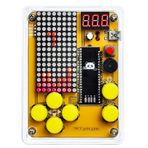 DIY Lehim Projesi Oyun Kiti Retro Klasik Elektronik Lehim Kiti 5 Retro Klasik Oyun ve Akrilik Kılıf ile, STEM Lise Aile Eğitimi Arkadaşları için Fikir Etoput