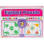Dıy Toy 7194 Renkler Şekiller Çark Puzzle