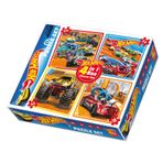 Dıy Toy HW1895 4'lü Hotwheels Puzzle Set