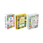 Diy Toy, Zeka Kartları, 3 lü Set, 50 Sözcük, İlk Zeka, 50 Hayvan,